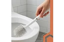 Perie de silicon pentru toaletă – perie WC, albă