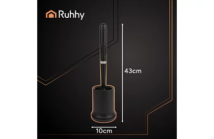 Perie din silicon pentru toaletă – perie WC, neagră