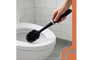 Perie din silicon pentru toaletă – perie WC, neagră