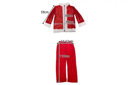 Costum complet pentru bărbați – Moș Crăciun