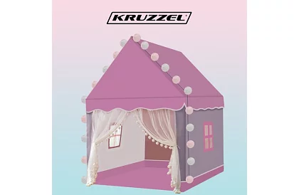 Cort de copii cu iluminare LED – roz