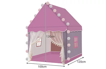 Cort de copii cu iluminare LED – roz