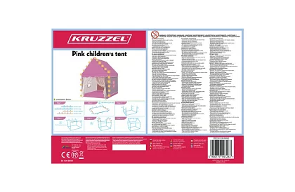 Cort de copii cu iluminare LED – roz