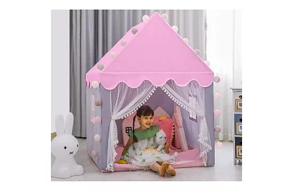 Cort de copii cu iluminare LED – roz