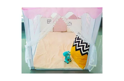 Cort de copii cu iluminare LED – roz