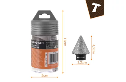 Freza diamantată conică 35 mm, M14