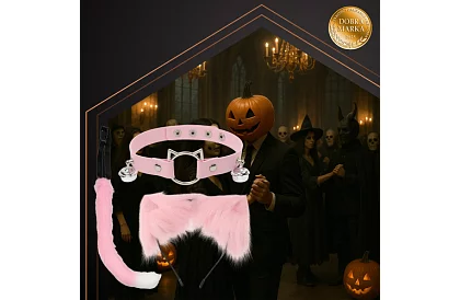 Costumul de pisică 3 în 1 - roz roz