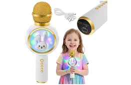 Microfon karaoke wireless Bluetooth – alb.