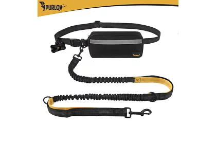 Belt de alergare cu lesa pentru câini + accesorii