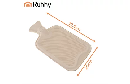 Termofor cu husă din pluș – încălzitor de apă din cauciuc 1,8 l