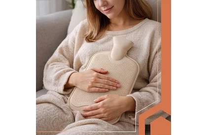 Termofor cu husă din pluș – încălzitor de apă din cauciuc 1,8 l