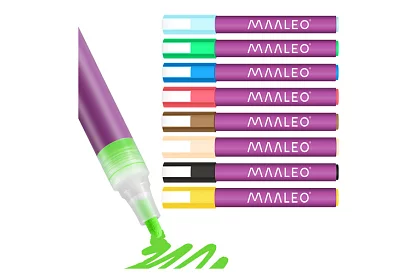 Markere decorative acrilice - set de 8 bucăți