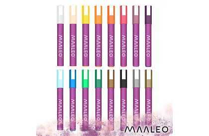 Markere decorative acrilice – set de 16 bucăți