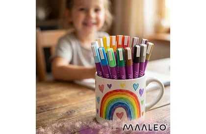 Markere decorative acrilice – set de 16 bucăți