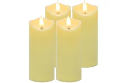 Lumanțe LED set cu efect de flacără 12,5 cm – 4 bucăți