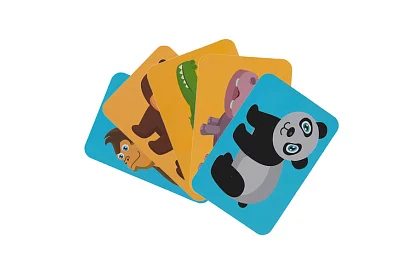 Carte puzzle magnetică - Animale africane