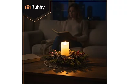 Lumină LED cu efect de flacără 15×5 cm