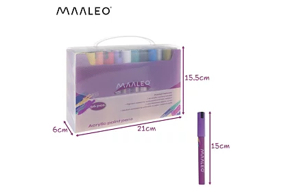 Markere decorative acrilice – set de 36 culori