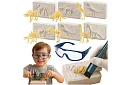 Set 6 în 1 mic paleontolog - săpături de dinozauri