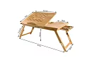 Masa de bambus pentru laptop