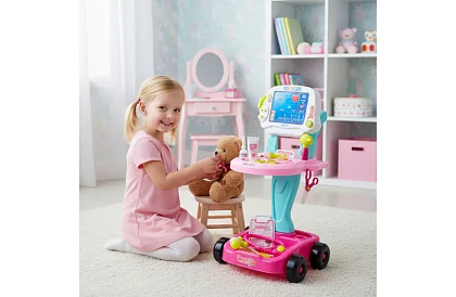 Set de doctor cu cărucior - medic mic