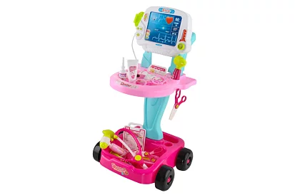 Set de doctor cu cărucior - medic mic