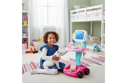 Set de doctor cu cărucior - medic mic