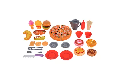 Set de tăiere cu velcro - pizza 42 piese