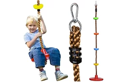 Leagăna din frânghie – Frânghie de escaladă 2în1