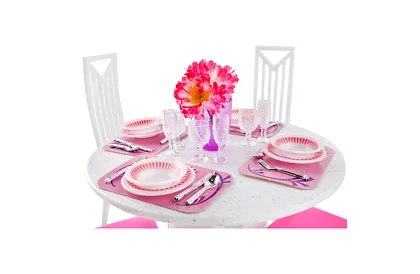 Mobilier pentru căsuța de păpuși – Set de 43 de piese