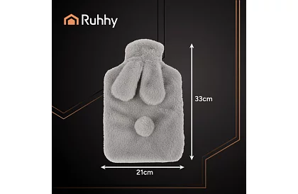 Termofor cu husă din pluș 1800 ml – Rubber Bunny