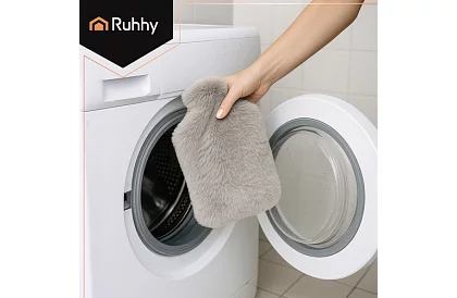 Termofor cu husă din pluș 1800 ml – Rubber Bunny