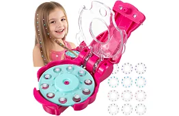 Mașină de decorat părul și îmbrăcămintea cu pietricele + 180 XXL cristale