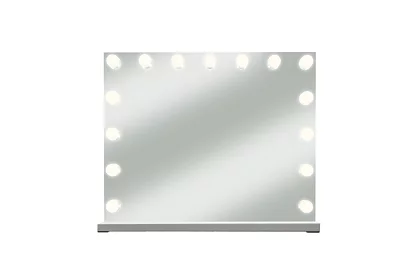 Oglindă cosmetică cu iluminare LED 58 × 46 cm