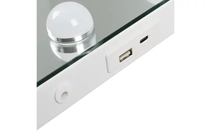 Oglindă cosmetică cu iluminare LED 58 × 46 cm