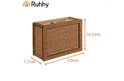 Cutie din lemn motivantă + 5 cărți