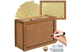 Cutie din lemn motivantă + 5 cărți