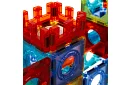 Set de construcție educațională magnetică 3D – pistă cu bile 96 de piese