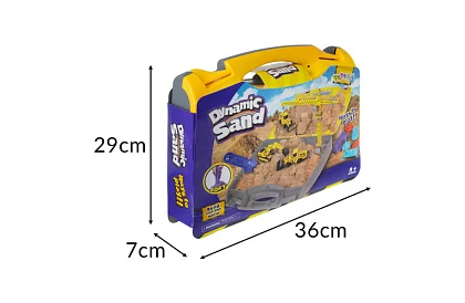 Nisip cinetic 1500 g cu accesorii XXL – șantier