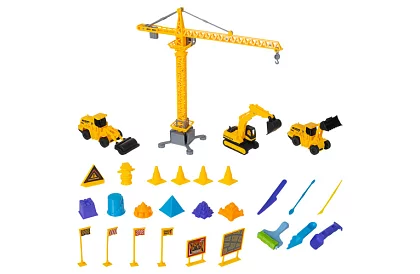 Nisip cinetic 1500 g cu accesorii XXL – șantier