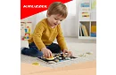 Puzzle Montessori din lemn - univers