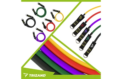 Set de benzi de întărire – Expanderi 4–30 kg – 5 bucăți în set