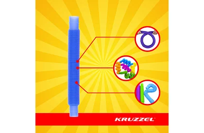 Pop Pipes – tuburi flexibile Montessori – 10 bucăți