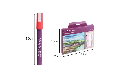 Markere decorative acrilice – set de 12 culori