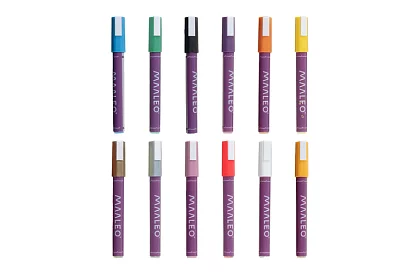 Markere decorative acrilice – set de 12 culori