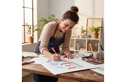 Markere decorative acrilice – set de 12 culori