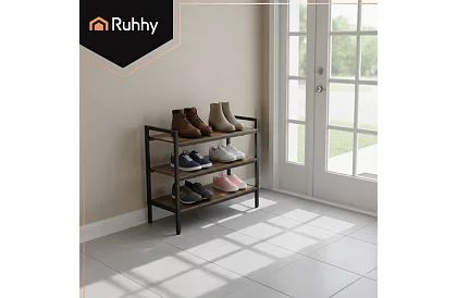 Raft cu rafturi din lemn 58,5 × 79 × 30 cm