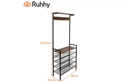 Peretele de intrare 183,5 x 31,5 x 68 cm