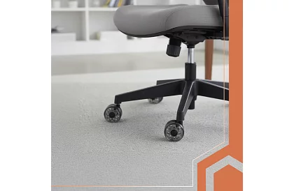 Roțițe de rezervă din cauciuc pentru scaune de birou – 5 buc. gri