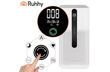 Purificator de aer 35 W cu HEPA H12 și WiFi